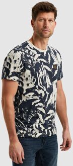 PME Legend T-Shirt Print Navy Blauw - M,XL