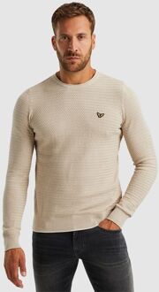 PME Legend Trui Mouliné Ecru Beige - 3XL,M,XL