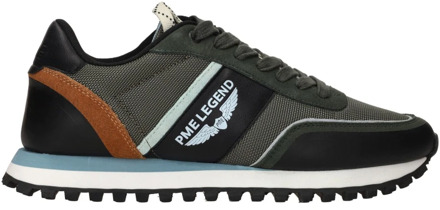 PME Legend Valleydrop Groene Sneaker PME Legend , Multicolor , Heren - 43 Eu,44 Eu,46 Eu,42 Eu,41 EU