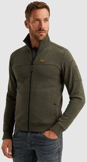 PME Legend Vest Jacquard Interlock Beluga Groen Donkergroen - 3XL,L,XXL