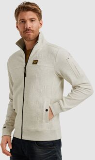 PME Legend Vest Jacquard Interlock Greige Off-White - 3XL