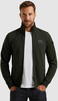 PME Legend Vest Jacquard Interlock Olijfgroen Donkergroen - XXL