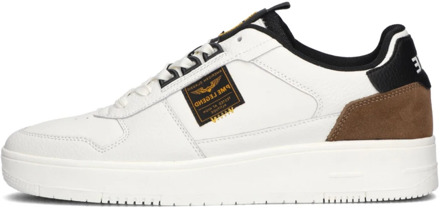 PME Legend Witte Lage Top Sneakers Gobbler PME Legend , White , Heren - 42 Eu,43 Eu,44 Eu,40 Eu,45 Eu,48 EU