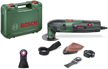 PMF 220 CE - 220 Watt - Multitool - incl. kunstofkoffer en 5 opzetstukken