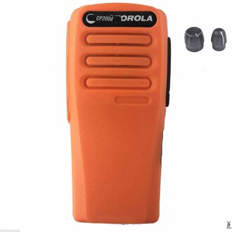 PMLN6345 Oranje Reparatie Case Behuizing Front Cover Voor Motorola CP200d DEP450 Walkie Talkie Draagbare Twee Manier Radio