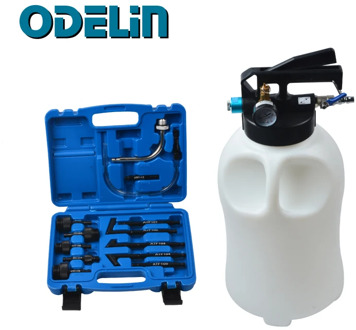 Pneumatic Automatic Transmission Oil Change Machine Fuel Dispenser Pumping Oil Changer 10L With 13pcs ATF Adaptor