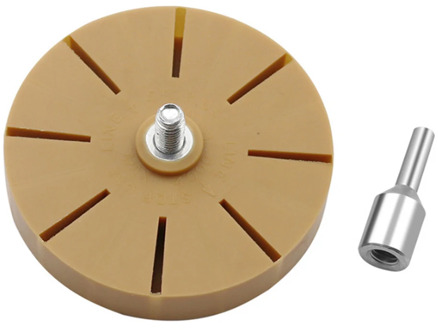 Pneumatic car sticker film glue remover pinstripe decal rubber disk paint cleaner car wash cleaning polish auxiliary tool