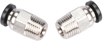 Pneumatic Connector PC4-01 M10 1.75mm 3mm PTFE Tube quick coupler j-head Fitting for 3d V6 j-head remote hotend bowden extruder