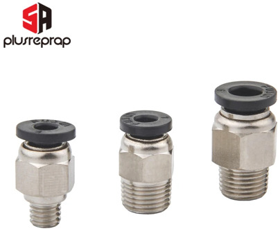 Pneumatic Connectors Bowden Extruder J-head Hotend for OD 4mm or 6mm PTFE Tube Quick Coupler j-head Fittings 3D Printer Parts