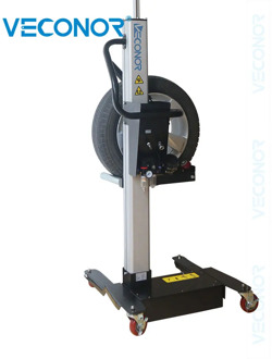 Pneumatic Mobile Wheel Lifter Air Tire Lifting Cart For Tire Storage Tire Installation or Wheel Balancer