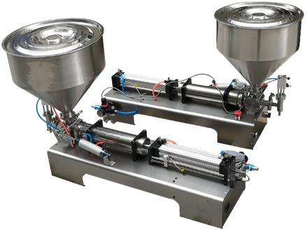 Pneumatic piston filling machine 5-50ml capacity high accurate fluid filling machine food soft drink cosmetic filler SHENLIN