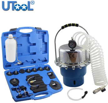 Pneumatic Pressure Bleeder Tool Set ProfessionalBrake And Clutch Bleeding System Tool Air Brake Bleeding Machine With Metal Tank