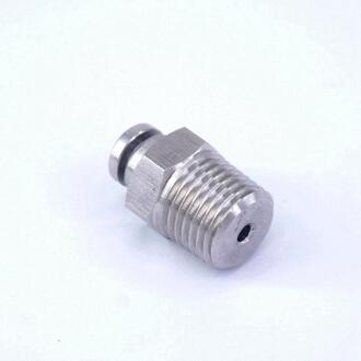 Pneumatische Rechte Buis Od 4 Mm * 1/4 "Bsp 304 Roestvrij Mannelijke Push In Fitting Quick Connector Roestwerende Antioxidation