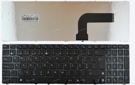 Po Portugees Teclado Toetsenbord Voor X54L X54LY X54H X54HR X54HY X55C X55U X55V X55VD Laptop Glossy Frame Zwart