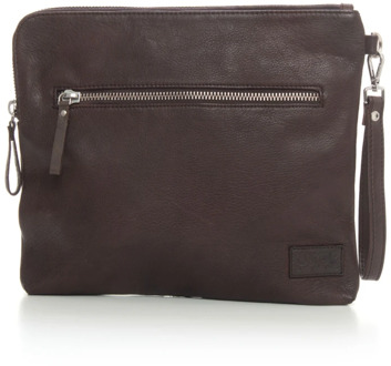 Pochette in leather The Jack Leathers , Brown , Heren - ONE Size