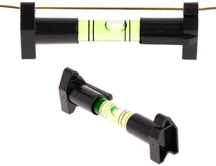 Pocket Lijn Opknoping Waterpas Baksteen Touw Koord Draad String Bubble Hanger Zwart