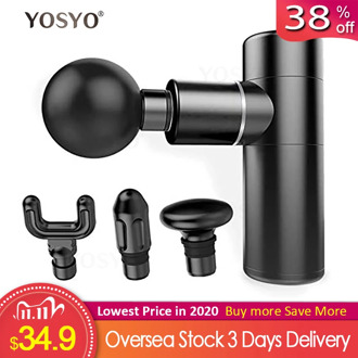 Pocket Massage Gun Electric Body Massager Mini Massage Gun Deep Tissue Neck Muscle Relaxation 4Gear Pain Relief