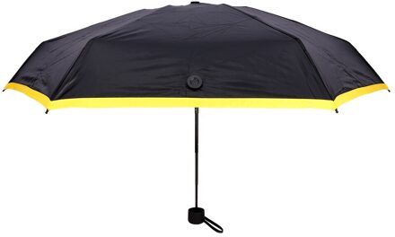 Pocket Paraplu Mini Mannen En Vrouwen Parasol Uv-bescherming Waterdichte Paraplu Rugzak Opvouwbare Paraplu geel