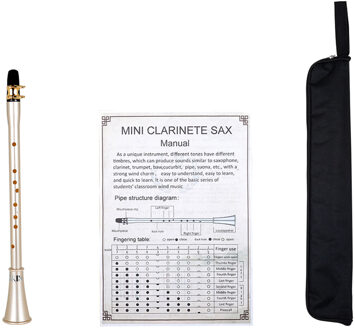 Pocket Saxofoon Kit Draagbare Hars Mini Sax Altsaxofoon Met Draagtas Vingerzetting Grafiek Voor Beginners Houtblazers Instrument