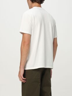 Pocket T-shirt van Katoen Ivoor