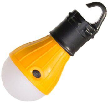 Pocketman Tent Lamp Draagbare Led Tent Lamp Camping Licht Lantaarn Noodverlichting Handige Haak Torch Waterproof Voor Wandelen Vissen geel