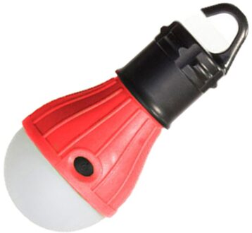 Pocketman Tent Lamp Draagbare Led Tent Lamp Camping Licht Lantaarn Noodverlichting Handige Haak Torch Waterproof Voor Wandelen Vissen rood