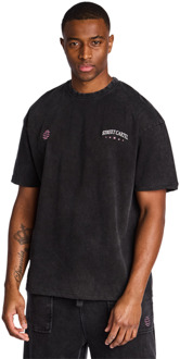 Podium T-shirts Heren - Zwart - Maat XL - Katoen Jersey Black