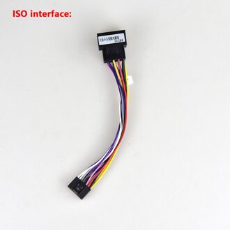 Podofo Android radio Auto Accessoires Wire Kabelboom Adapter Connector Plug Universele kabel Voor Focus Kia Nissian Toyota ISO interface