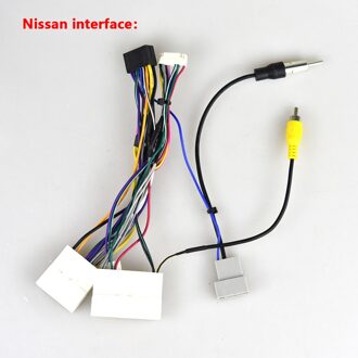 Podofo Android radio Auto Accessoires Wire Kabelboom Adapter Connector Plug Universele kabel Voor Focus Kia Nissian Toyota Nissan interface