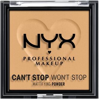 Poeder NYX Professional Make-Up Can't Stop Won't Stop Mattifying Powder Golden 6 g