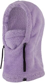 Poederbaas Balaclava Dames Fluffy Lila - One size