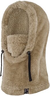 Poederbaas Balaclava Dames Fluffy Zand - One size