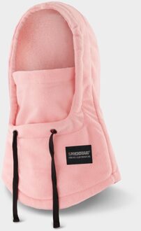 Poederbaas Fleece Balaclava Muts (Sport) - Unisex - lichtroze
