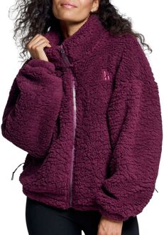 Poederbaas Fluffy Jacket Dames Four Seasons Bordeaux-XXL - XXL
