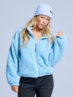 Poederbaas Fluffy Jacket Dames Four Seasons Ice Blue-M - M