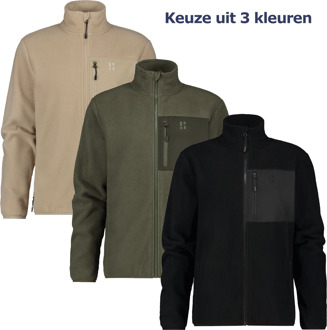 Poederbaas Four Seasons Fleece Vest Heren Groen-S