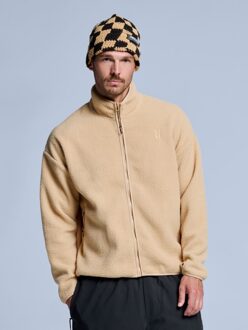 Poederbaas Muts Heren Checkerboard Warm Sand - One size