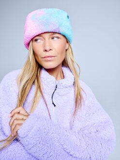 Poederbaas Muts Teddy Twist Hat Pink Blue Yellow - One size