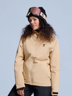 Poederbaas Ski-jas Dames Arctic 2L Insulated Warm Sand-S