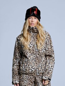 Poederbaas Ski-jas Dames Arty 2L Insulated Panterprint-S