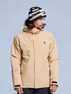 Poederbaas Ski-jas Heren Arctic 2L Insulated Warm Sand-M - M