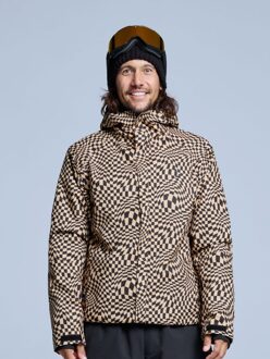 Poederbaas Ski-jas Heren Arty 2L Insulated Warm Sand-L - L