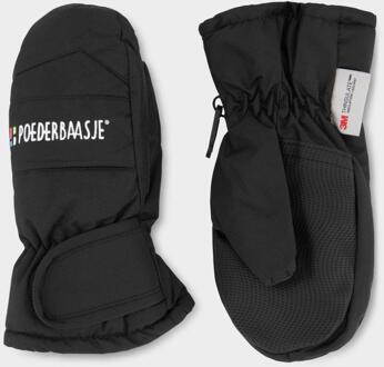 Poederbaas Ski Wanten Kinderen Zwart-6 (164) - 6 (164)