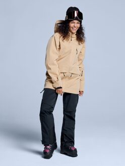 Poederbaas Skibroek Dames Freeride 3L Hardshell Zwart-L - L