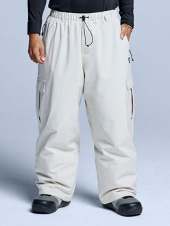 Poederbaas Skibroek Unisex Park Stone-L - L