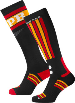 Poederbaas Skisokken 2-pack Swedish Black & Red-43/46 - 43/46