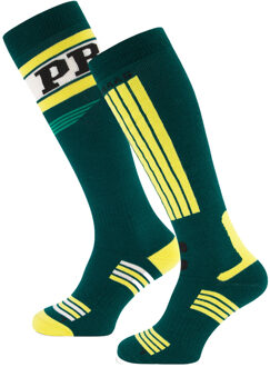 Poederbaas Skisokken 2-pack Swedish Green-39/42 - 39/42