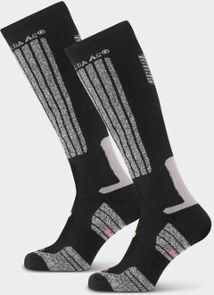 Poederbaas Skisokken 2-pack Zwart-35/38 - 35/38