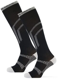 Poederbaas Skisokken Lightweight 2-pack Zwart-39/42 - 39/42