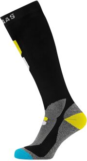 Poederbaas Technical Bamboo Freeride Skissokken Senior zwart - wit - geel - blauw - roze - 39-42